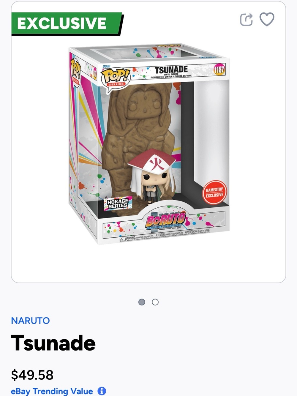 Funko Pop! Deluxe Tsunade Figure - 1187